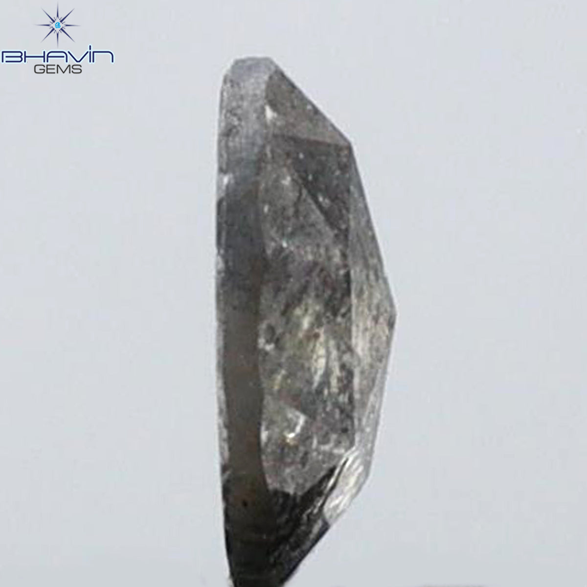0.29 CT ラウンド ローズカット 天然ダイヤモンド ソルト＆ペーパーカラー I3 クラリティ (4.70 MM)