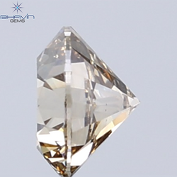 0.31 CT Natural Round Diamond Brown Color Clarity VS2 (4.26 MM)