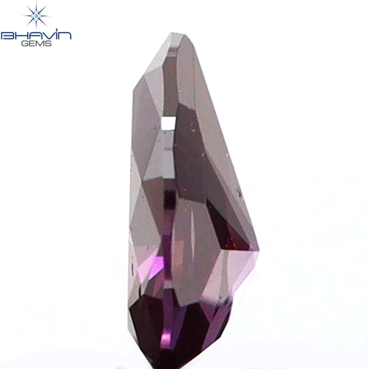 0.07 CT Natural Pear Diamond Enhanced Pink Color Clarity VS1 (3.12 MM)
