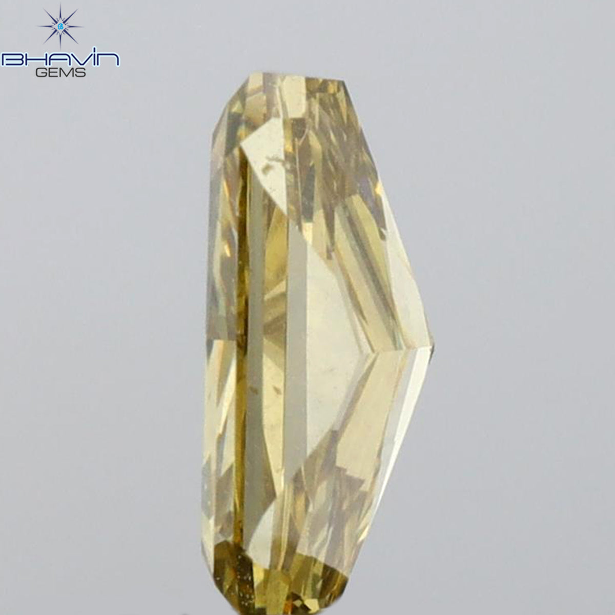 GIA Certified 1.00 CT Natural Radiant Diamond Fancy Dark Brown Yellow SI2 (7.11 MM)