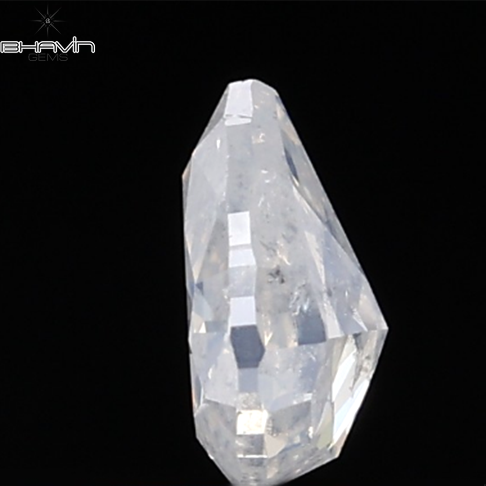 0.29 CT ペアシェイプ ナチュラル ダイヤモンド グリーン (カメレオン) カラー VS1 クラリティ (5.89 MM)