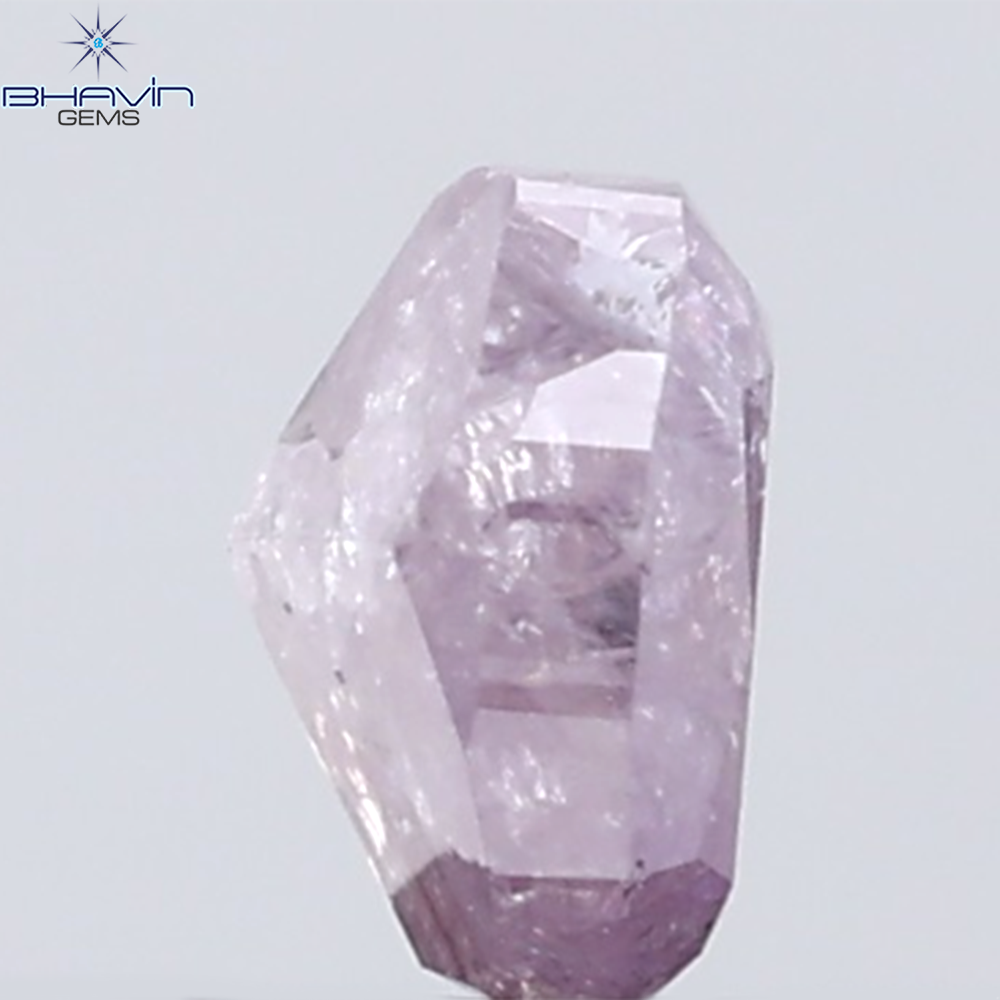 0.25 CT Cushion Diamond Natural Pink Color I3 Clarity (4.14 MM)