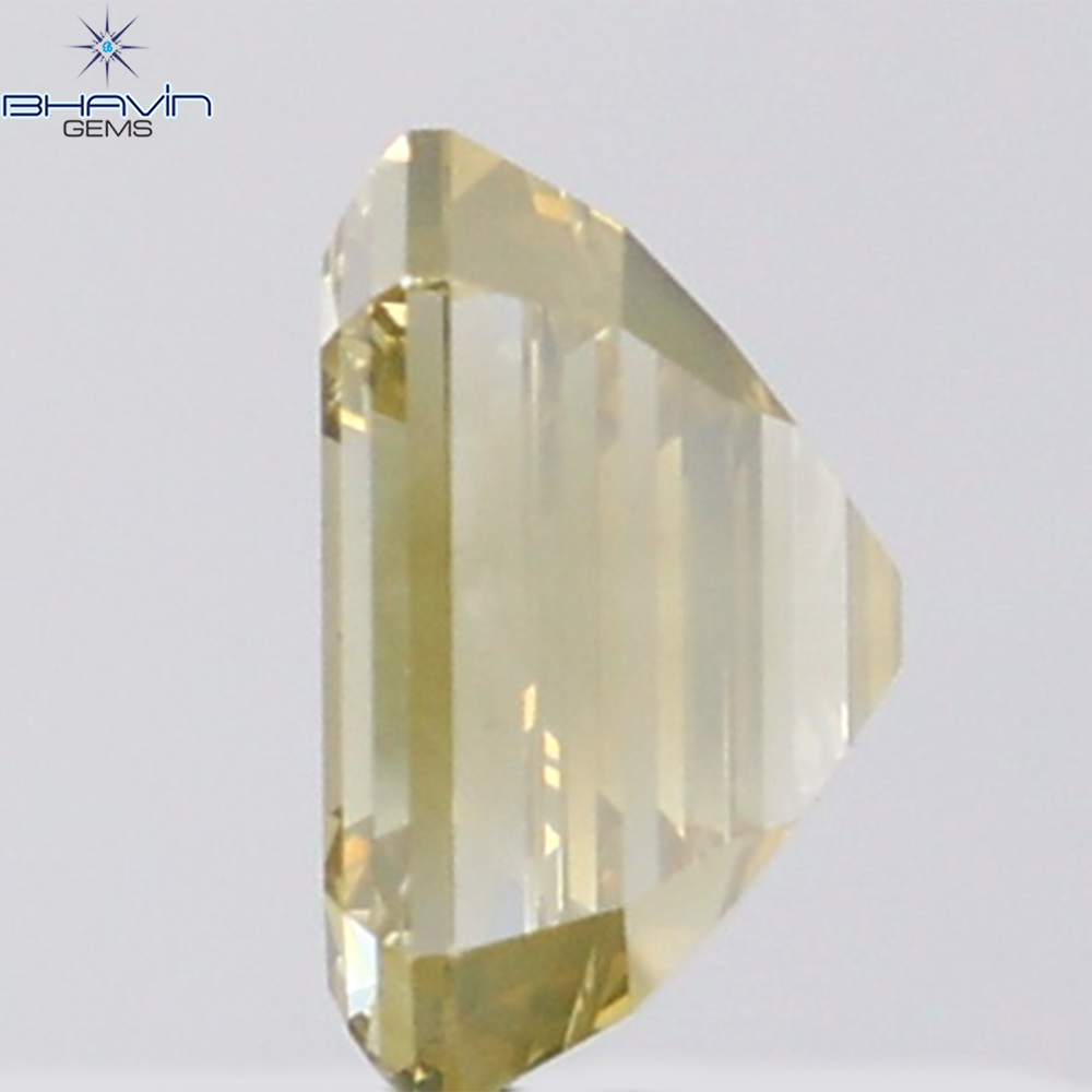 GIA認定 1.27 CT クッションダイヤモンド イエローカラー 天然ダイヤモンド VS1 クラリティ (5.97 MM)