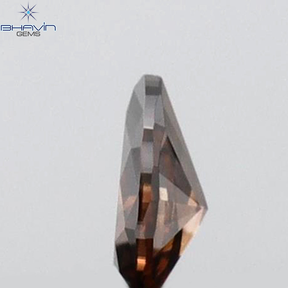 0.11 CT Pear Shape Natural Diamond Red Color VS1 Clarity (3.70 MM)