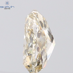 1.10 CT Oval Diamond Natural Brown Color SI1 Clarity (7.27 MM)
