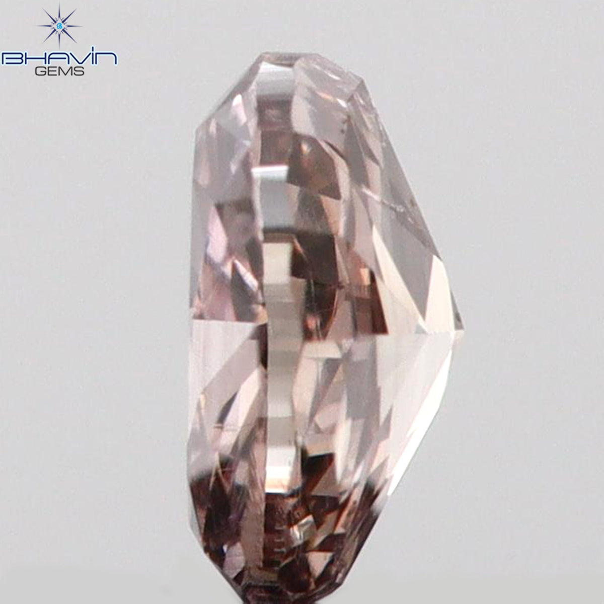 0.15 CT Natural Oval Diamond Pink Color Clarity SI1 (3.84 MM)