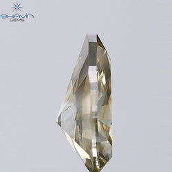 0.19 CT ラディアント シェイプ ナチュラル ダイヤモンド イエロー カラー VS1 クラリティ (3.95 MM)