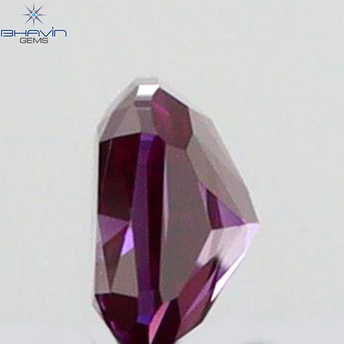 0.06 CT Natural Cushion Diamond Enhanced Pink Color Clarity VS2 (2.25 MM)