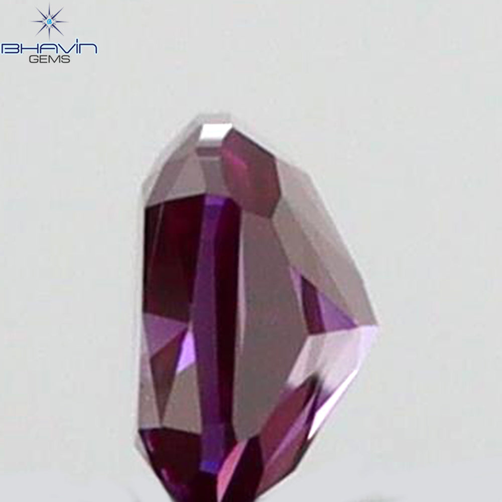 0.06 CT Cushion Shape Natural Loose Diamond Enhanced Pink Color VS2 Clarity (2.25 MM)