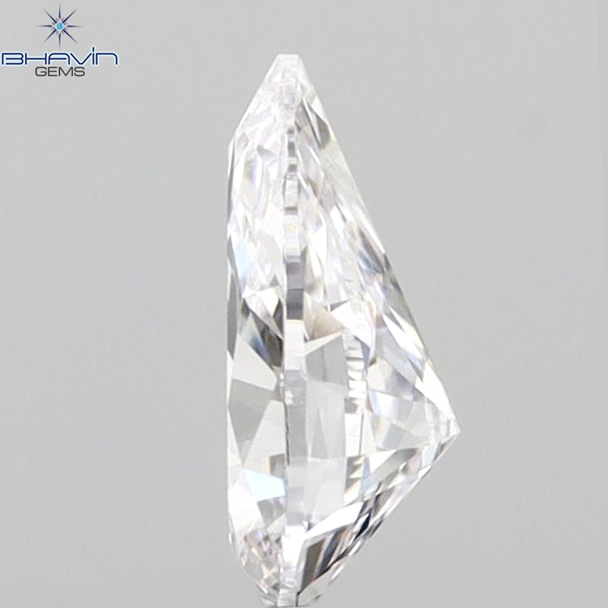 0.27 CT Natural Pear Diamond Faint Pink Color Clarity VS1 (5.45 MM)