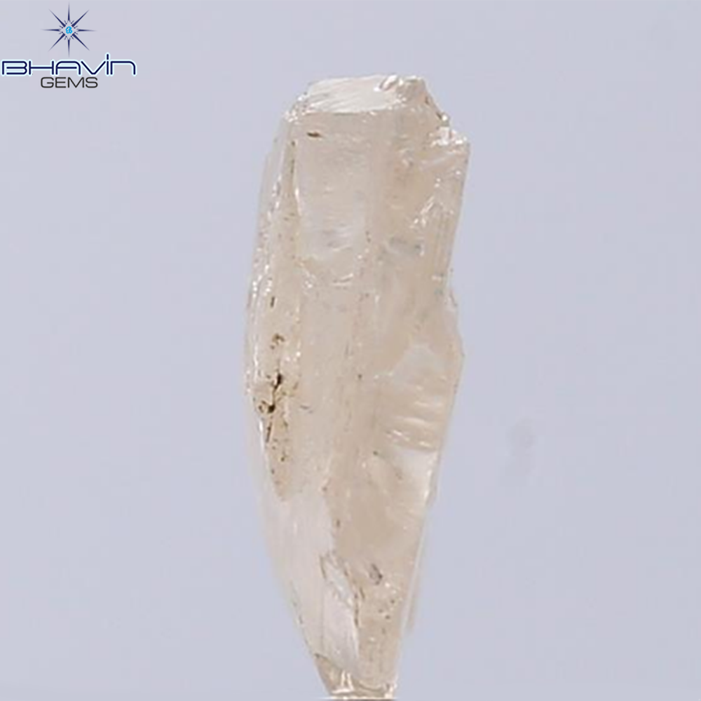 2.73 CT Rough Shape Natural Diamond Brown Color SI Clarity (10.23 MM)