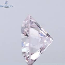 0.06 CT Round Natural Diamond Pink Color VS Clarity