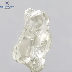 1.96 CT Rough Shape Natural Diamond White Color VS2 Clarity (9.11 MM)