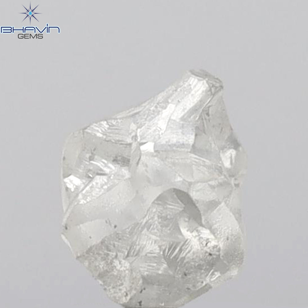 1.87 CT Rough Shape Natural Loose Diamond White (M) Color VS2 Clarity (7.60 MM)