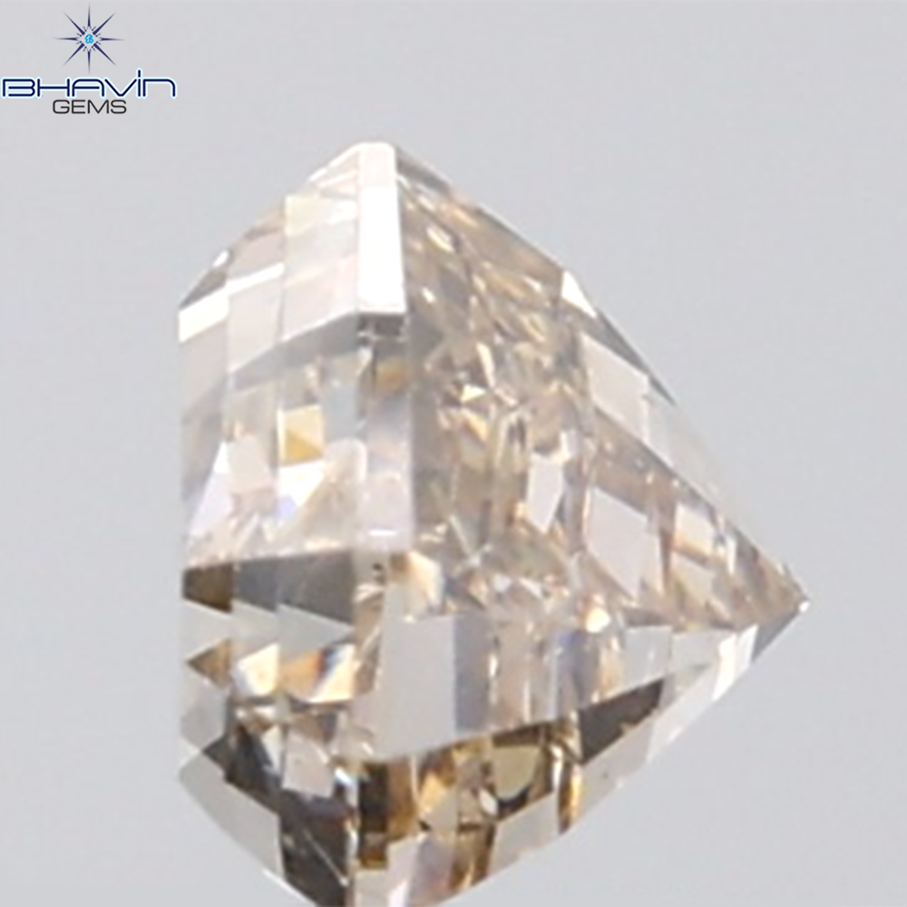 1.18 CT Shield Natural Brown Diamond SI1 Clarity (7.46 MM)