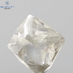 2.12 CT Rough Shape Natural Diamond White Color VS2 Clarity (7.52 MM)