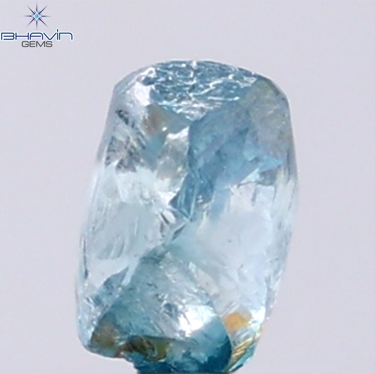 0.49 CT ラフシェイプ ナチュラル ダイヤモンド ピンク色 I3 クラリティ (4.90 MM)