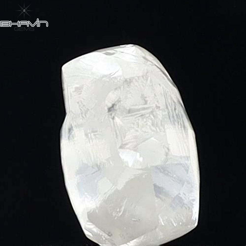1.13 CT Rough Shape Natural Diamond White Color VS2 Clarity (6.33 MM)