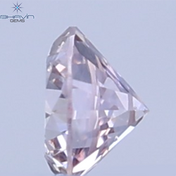 0.03 CT Natural Round Diamond Pink Color Clarity SI (1.90 MM)