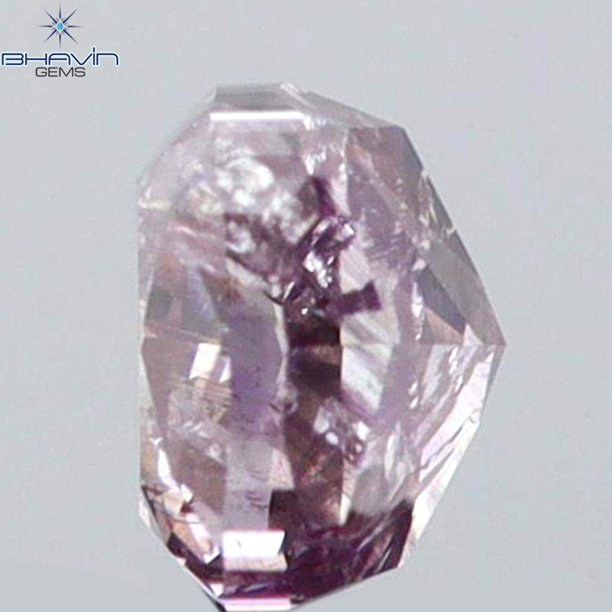 0.20 CT クッションシェイプ 天然ダイヤモンド ピンクカラー I1 クラリティ (3.14 MM)