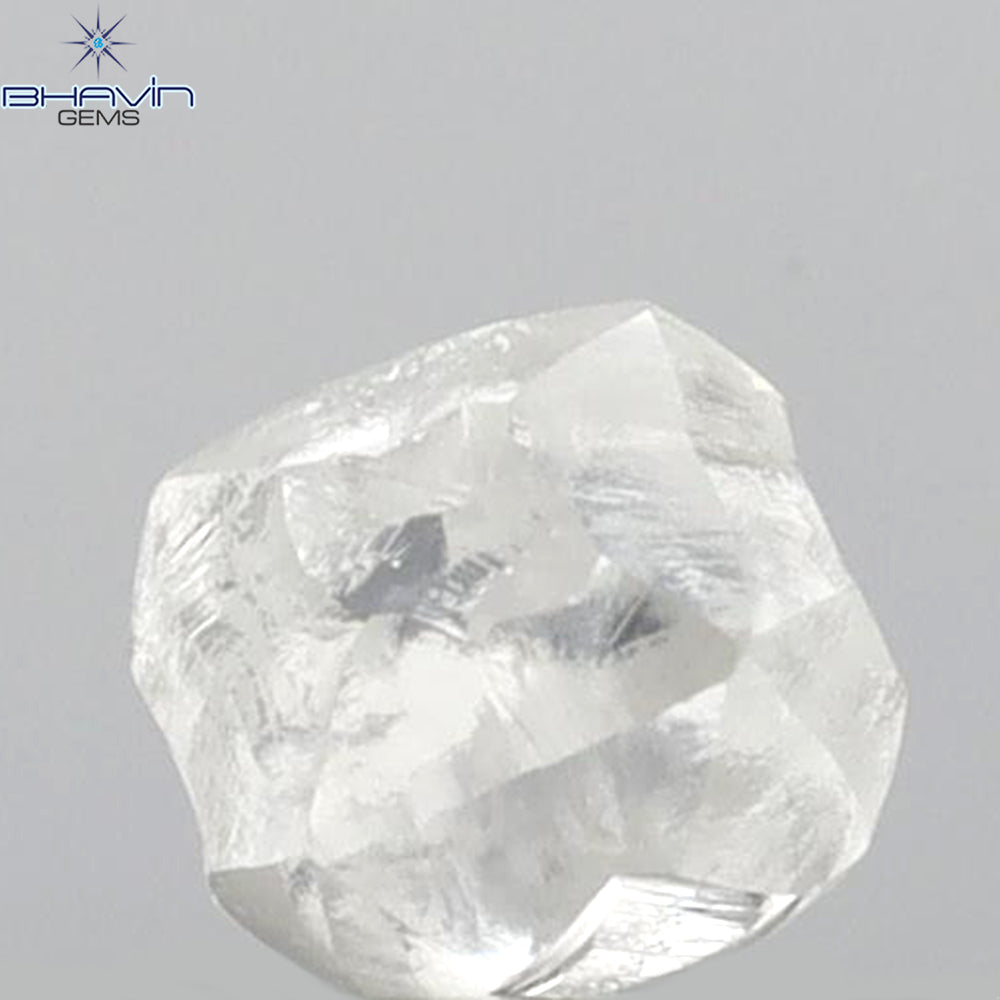 0.56 CT Rough Shape Natural Diamond White Color VS1 Clarity (5.60 MM)