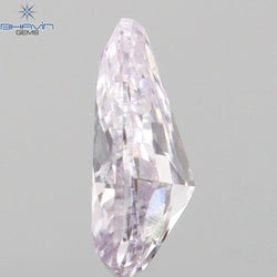 0.13 CT Pear Shape Natural Diamond Pink Color SI2 Clarity (4.09 MM)