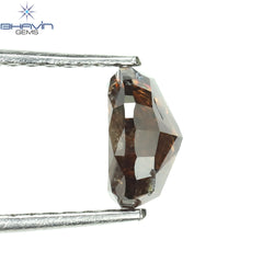 1.07 CT Oval Shape Natural Loose Diamond Brown Color I3 Clarity (6.86 MM)