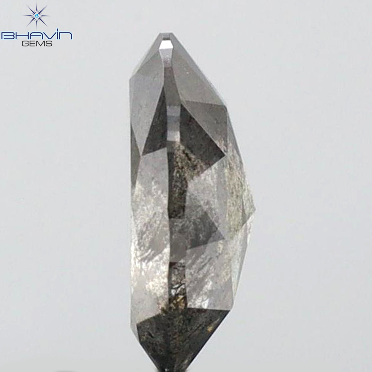 0.68 CT Oval Shape Natural Diamond Salt And Papper Color I3 Clarity (6.77 MM)