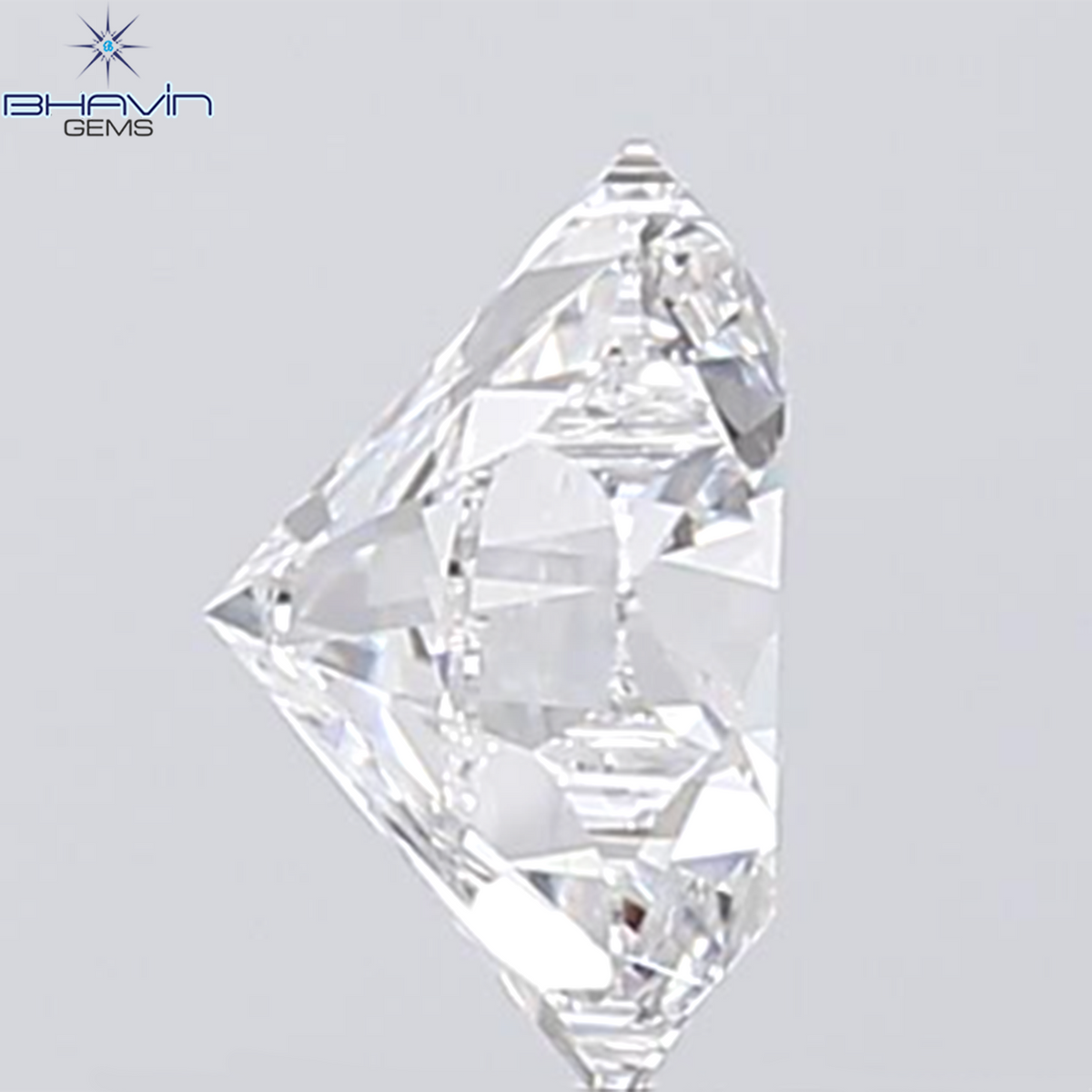 0.18 CT ラウンド ローズ カット シェイプ 天然ダイヤモンド ピンク色 I2 クラリティ (3.86 MM)