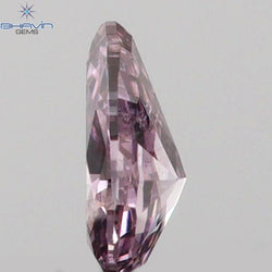 0.07 CT Pear Shape Natural Diamond Pink Color SI1 Clarity (3.35 MM)