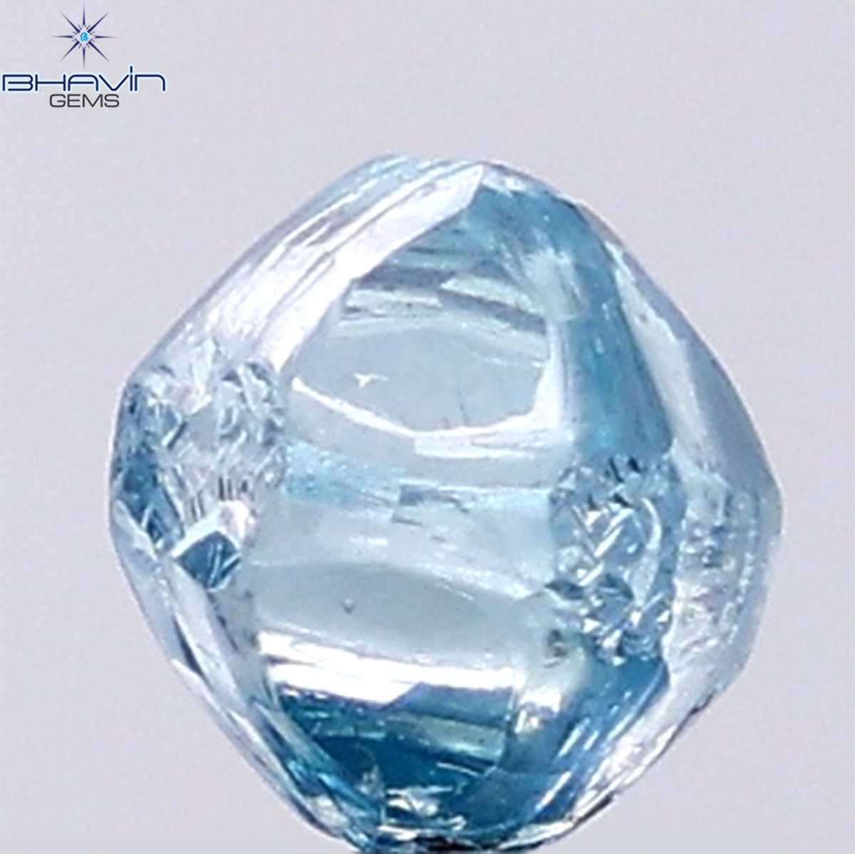 0.49 CT ラフシェイプ ナチュラル ダイヤモンド ピンク色 I3 クラリティ (4.90 MM)