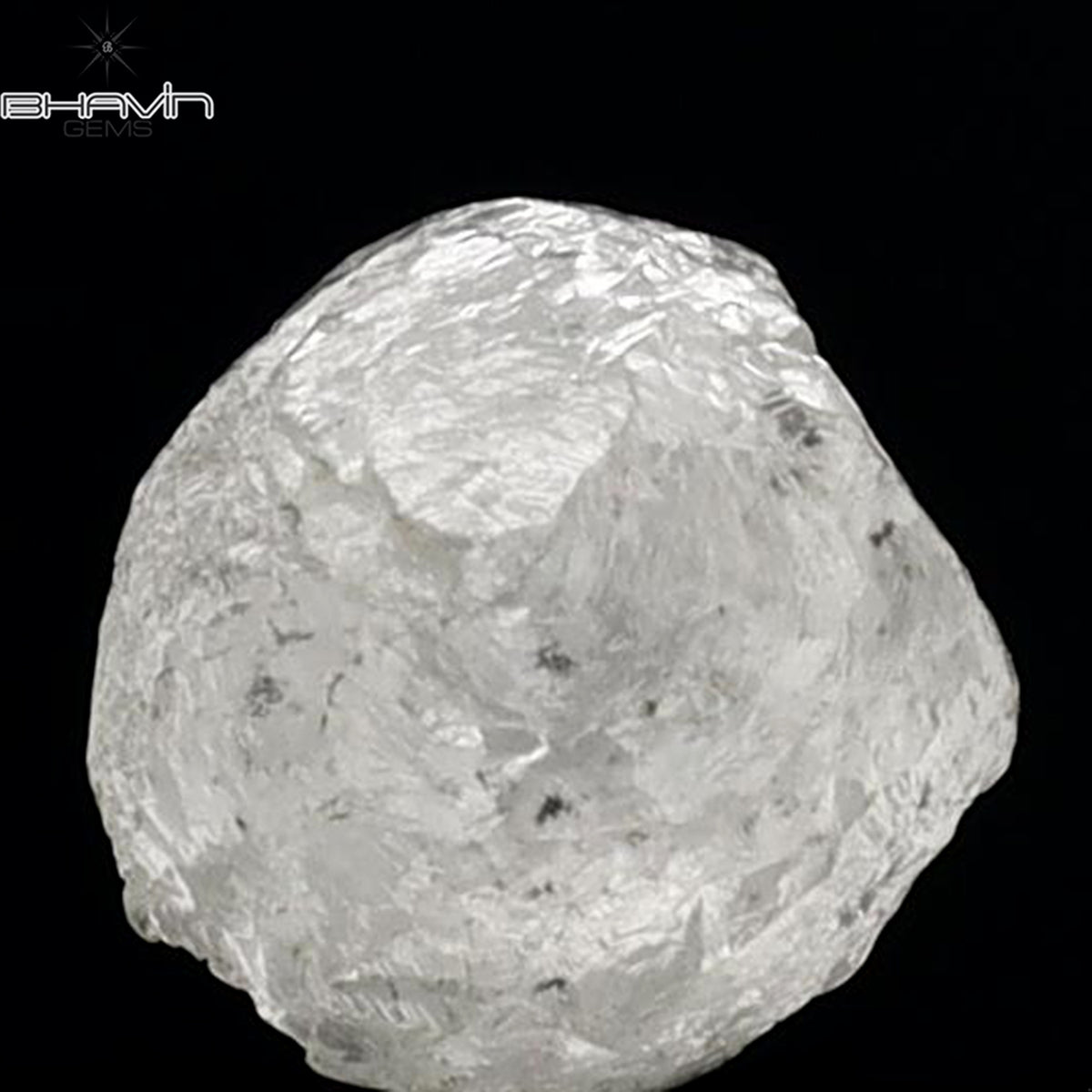 2.68 CT Natural Rough Diamond White Color Clarity I3 (6.98 MM)