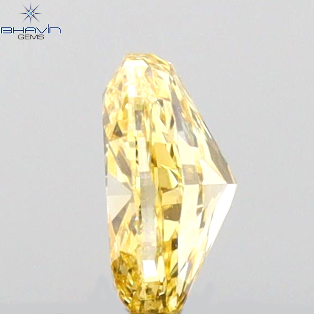 0.43 CT Oval Shape Natural Diamond Orange Color VS2 Clarity (5.23 MM)