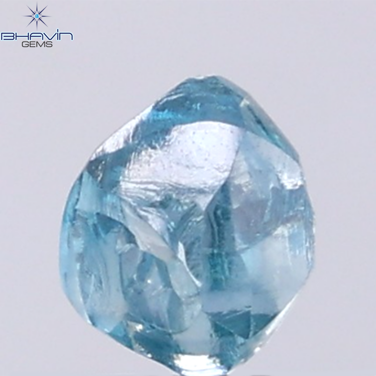 0.49 CT ラフシェイプ ナチュラル ダイヤモンド ピンク色 I3 クラリティ (4.90 MM)