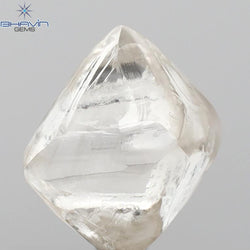 2.45 CT Rough Shape Natural Diamond White Color VS2 Clarity (6.68 MM)