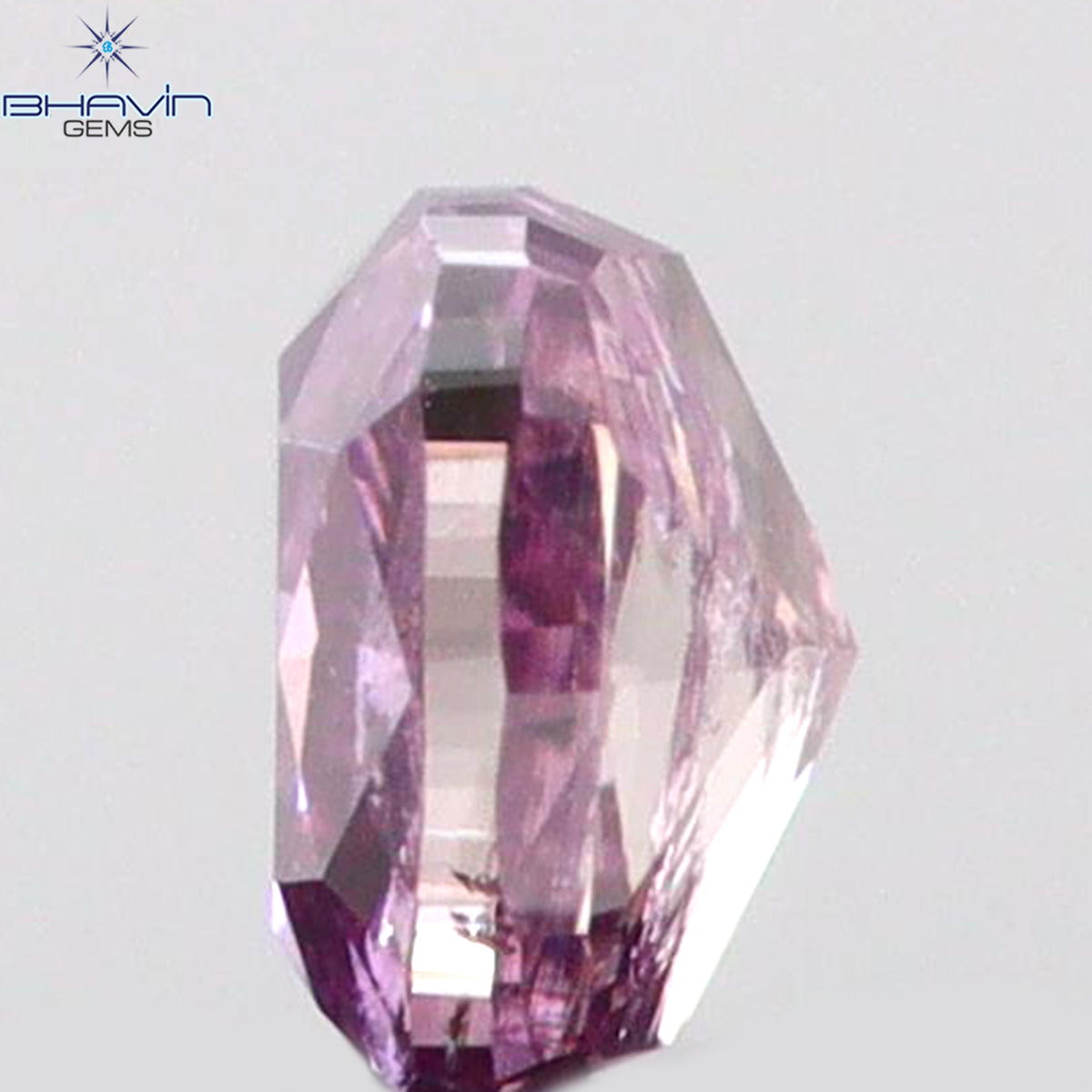 0.08 CT クッションシェイプ 天然ダイヤモンド ピンクカラー I2 クラリティ (2.60 MM)