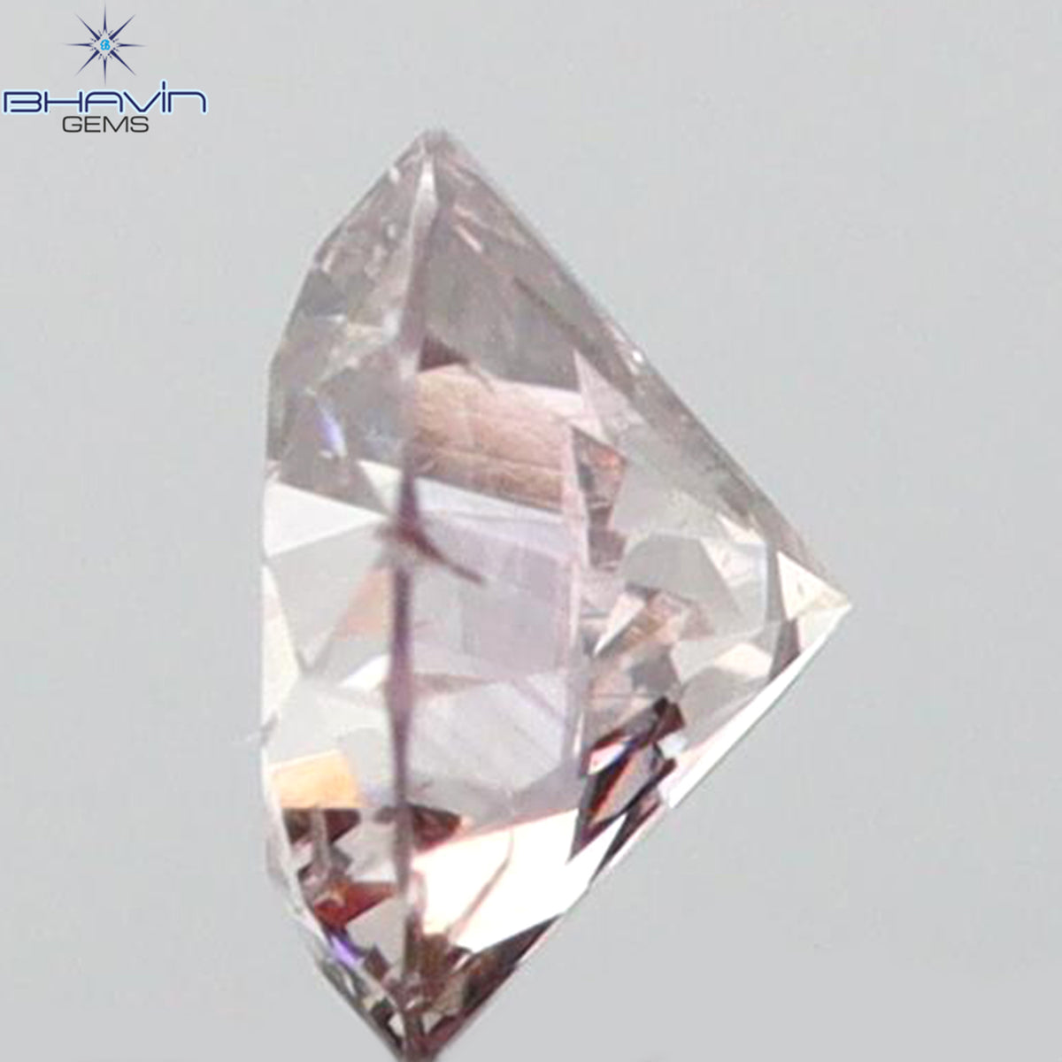 0.12 CT Natural Round Diamond Pink Color Clarity SI1 (3.28 MM)