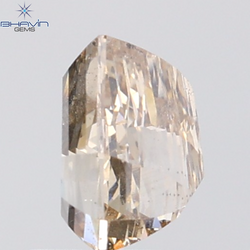 1.92 CT Coffin Cut Natural Brown Diamond SI Clarity (7.18 MM)