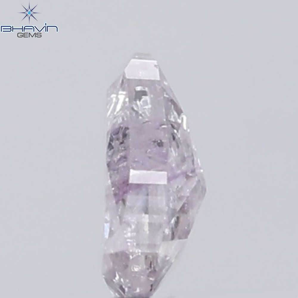 0.24 CT Heart Diamond Natural Pink Color I3 Clarity (4.43 MM)
