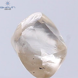 1.45 CT Rough Shape Natural Diamond Brown Color VS2 Clarity (7.00 MM)