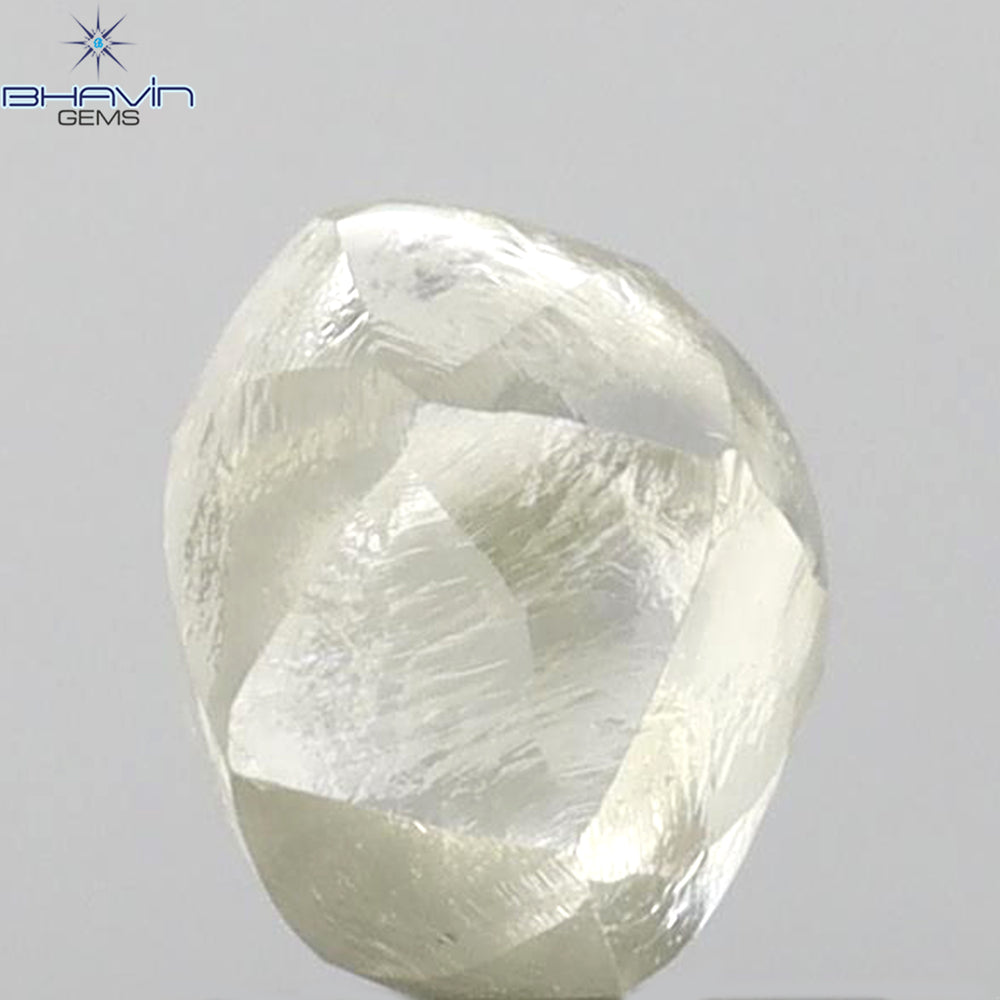 1.88 CT Rough Shape Natural Diamond White Color VS2 Clarity (6.80 MM)