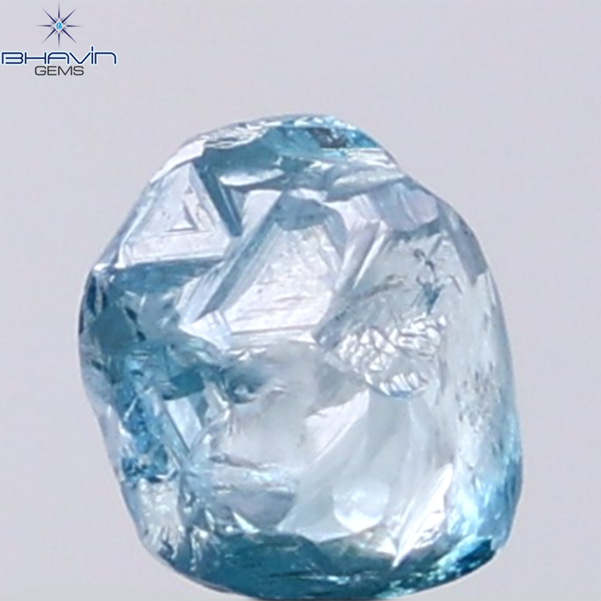 0.49 CT ラフシェイプ ナチュラル ダイヤモンド ピンク色 I3 クラリティ (4.90 MM)