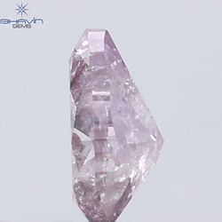 0.26 CT Pear Diamond Natural Pink Color I3 Clarity (4.92 MM)