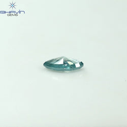 0.45 CT Marquise Shape Natural Diamond Blue Color SI2 Clarity (7.02 MM)
