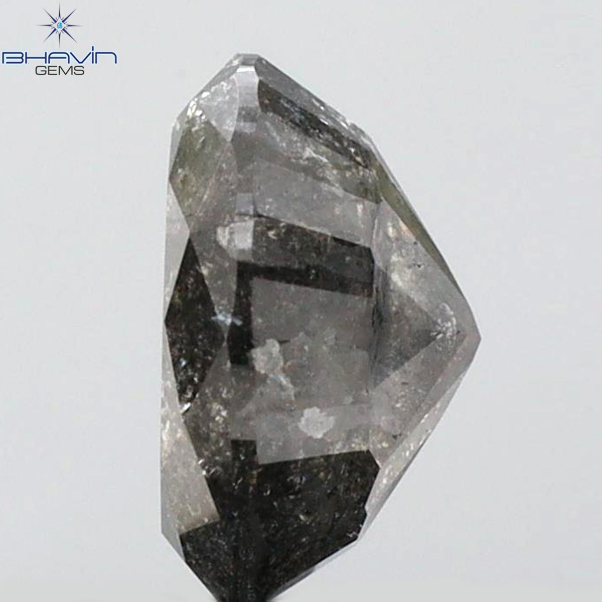 1.25 CT Natural Oval Salt And Papper Diamond I3 Clarity (7.28 MM)