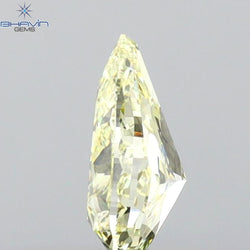 GIA Certified 1.00 CT Pear Diamond Yellow Color Natural Loose Diamond (7.95 MM)