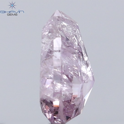0.24 CT Pear Diamond Natural Pink Color I3 Clarity (4.63 MM)