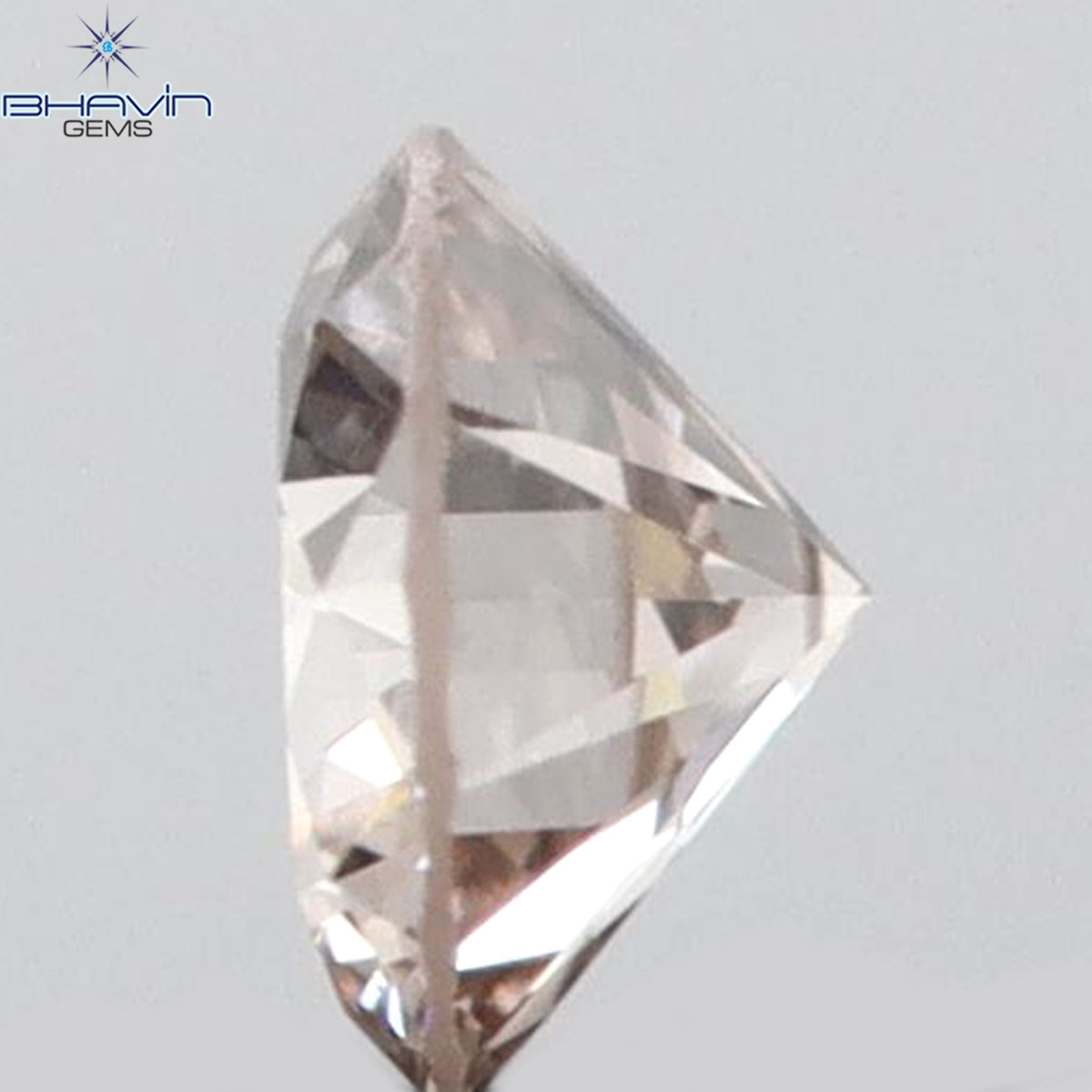 0.05 CT Natural Round Diamond Pink (Argyle) Color VS2 Clarity (1.99 MM)