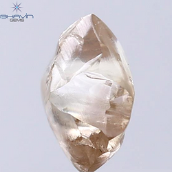 3.75 CT Rough Shape Natural Diamond Brown Color SI Clarity (10.23 MM)