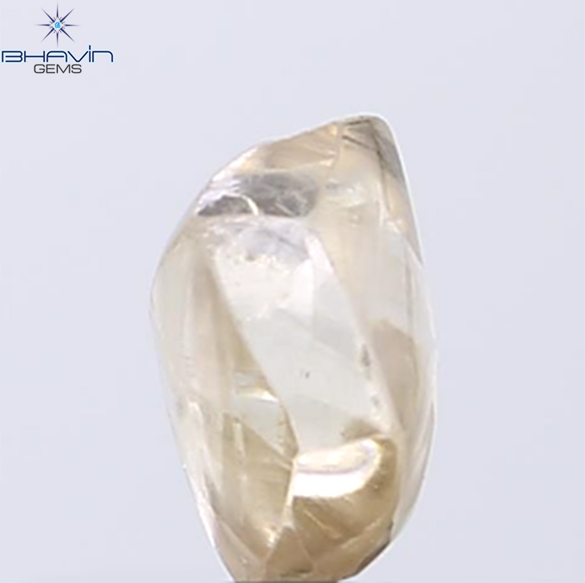 2.17 CT Natural Rough Diamond Brown Color Clarity VS (7.43 MM)